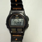 Vtg TIMEX IRONMAN TRIATHLON Watch Men 484-A Working Light Bulb 1980s NEW BATTERY