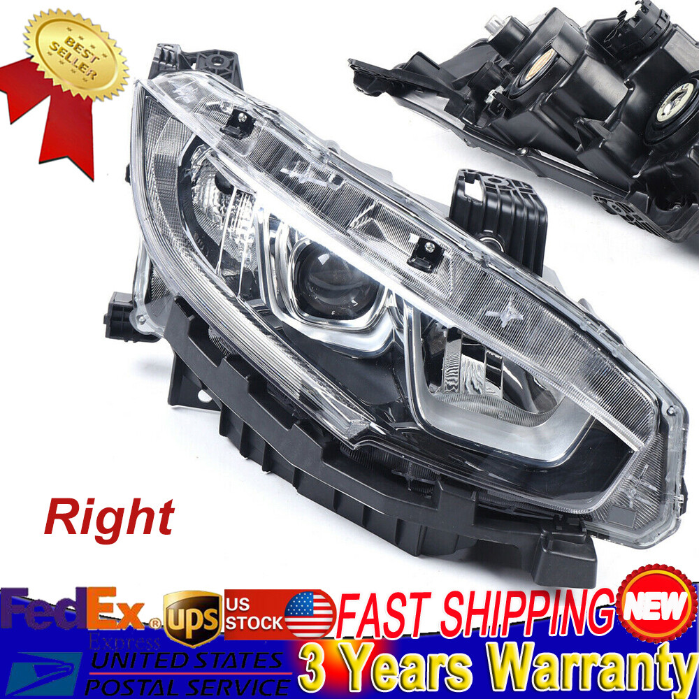 Right Halogen Headlight headlamp Passenger Grelly USA