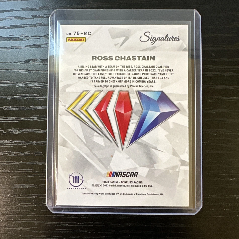 2023 Panini National Treasures NT Racing - Donruss Auto 75th Ani - Ross Chastain - Image 2 of 2
