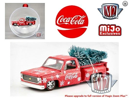 Esclusivo ornamento Coca Cola M2 1974 Chevy Stepside Truck (cartone) - Immagine 2 di 3