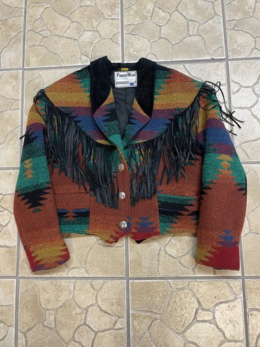 fringed blanket coat