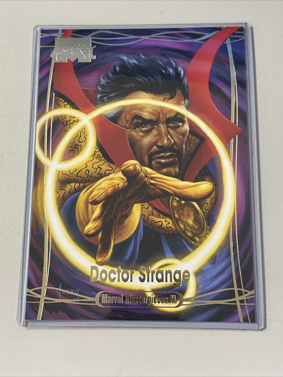 2024 Marvel Masterpieces XL Doctor Strange Gold Foil /1999 2024 Marvel Masterpieces XL Doctor Strange Gold Foil /1999