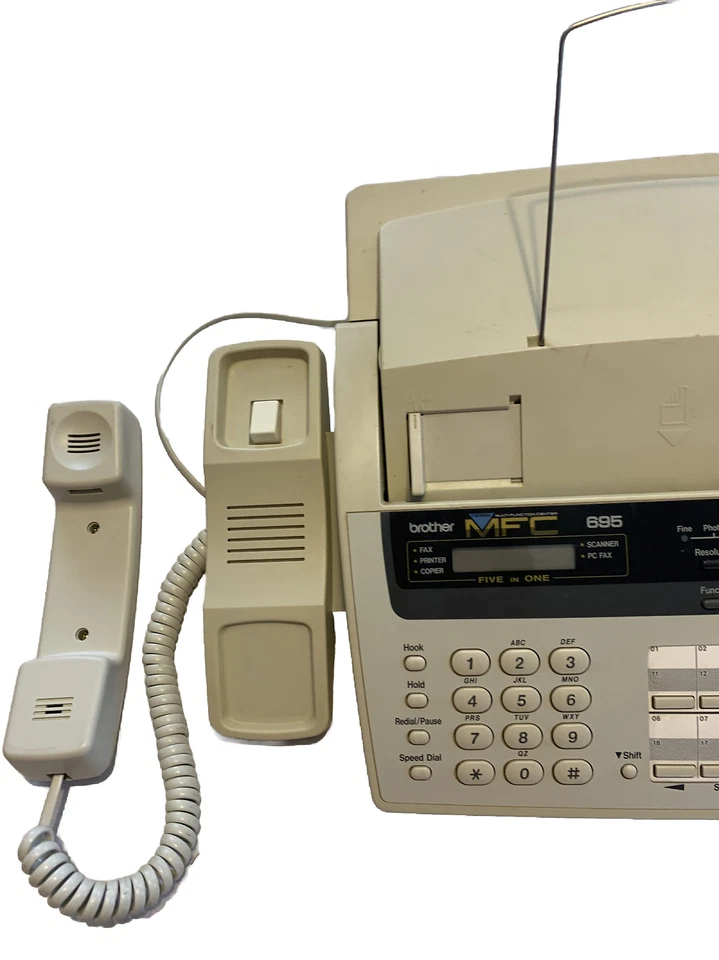 BROTHER MFC-695  5 IN 1 MULTI-FUNCTION  FAX PC FAX COPIER SCANNER PRINTER - Image 3 of 4