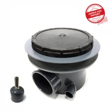 4" AERATED Pressure Pipe Solvent Weld Bottom Drain Optional Liner Plate Free P&P