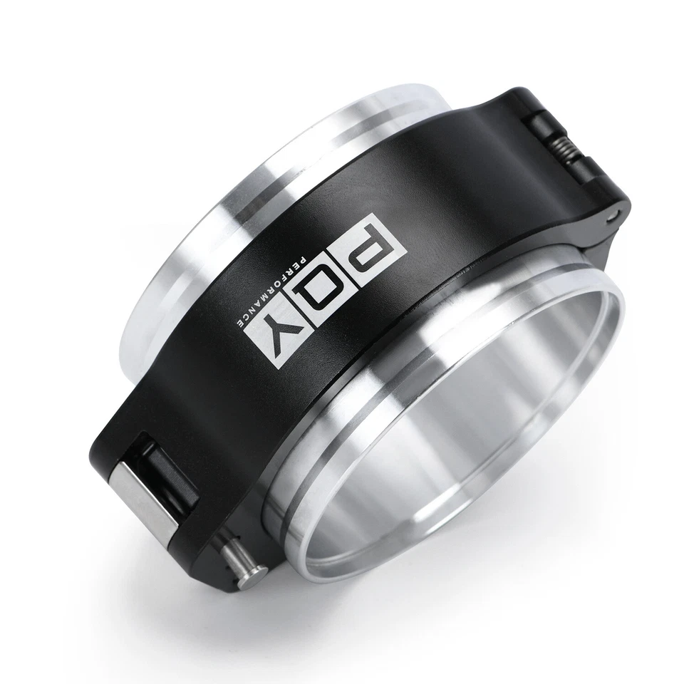 PQY HD Pinless Abrazadera 3 Abrazadera de liberación rápida para 3.0" O.D. Tubo Aluminio Negro Foto 2 de 4