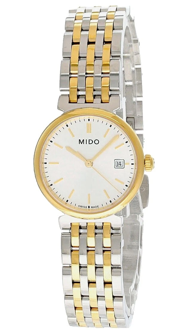 Caja de acero inoxidable Relojes de pulsera de cuarzo Mido