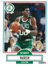 1990 Fleer #13 Robert Parish -  HOF Boston Celtics!