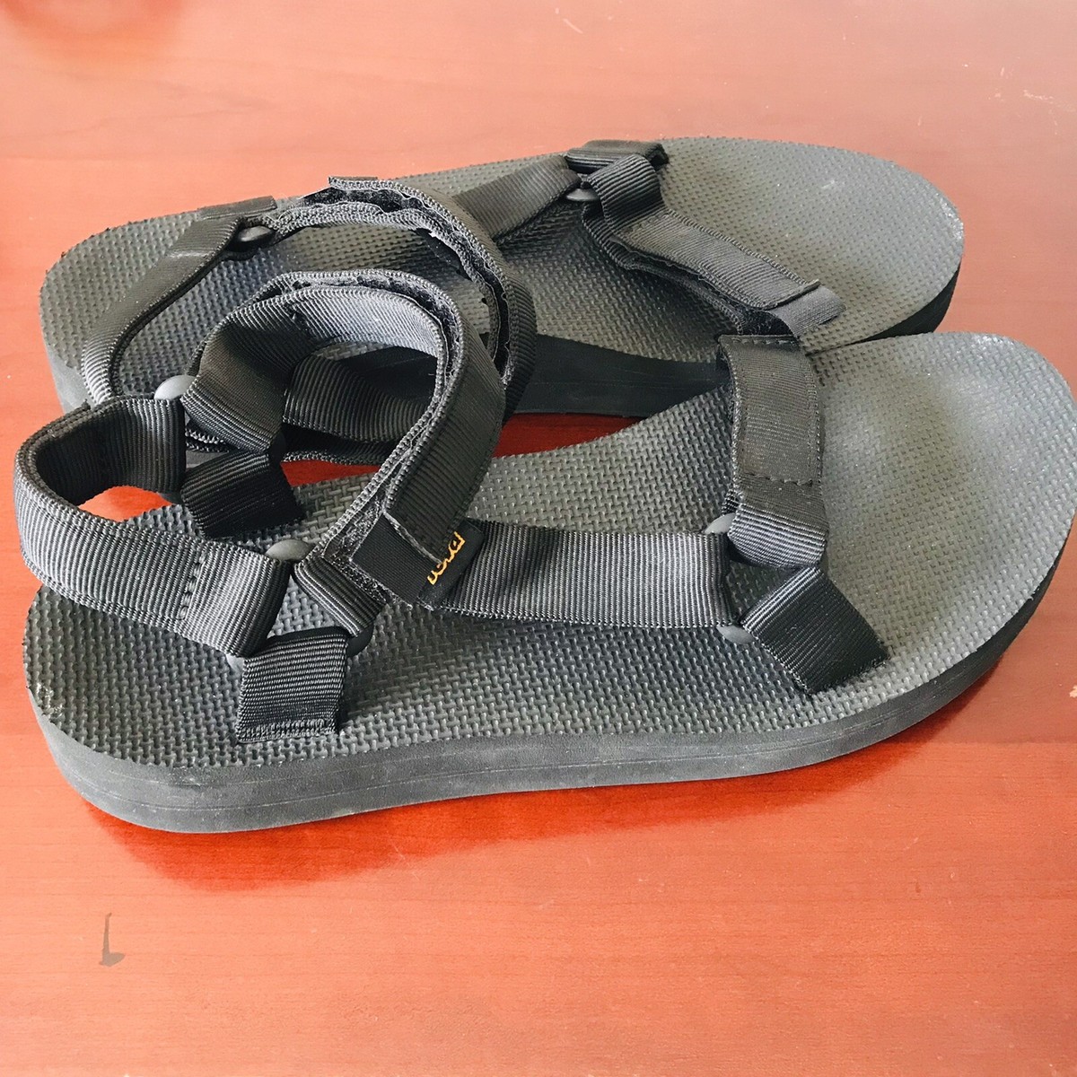 Teva Midform Universal Black Velcro Sandals Size: 10 Teva Womens Midform Universal Black Strappy Sandals Size 10  main image 3