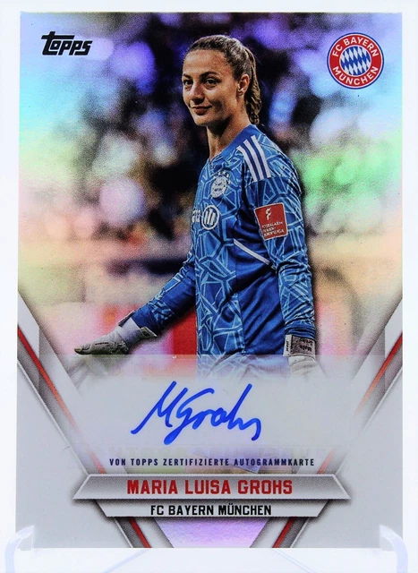 Topps FC Bayern München Team Set 2022/2023 - Autogramm Maria Luisa Grohs Auto