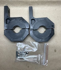 2X 1''inch BULL BAR MOUNT BRACKET TUBE CLAMPS OFFROAD LED WORK LIGHT BAR HOLDER 