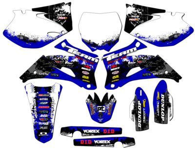 2008-2009 YAMAHA YZ 250F 450F GRAPHICS KIT DECALS 250 450 F