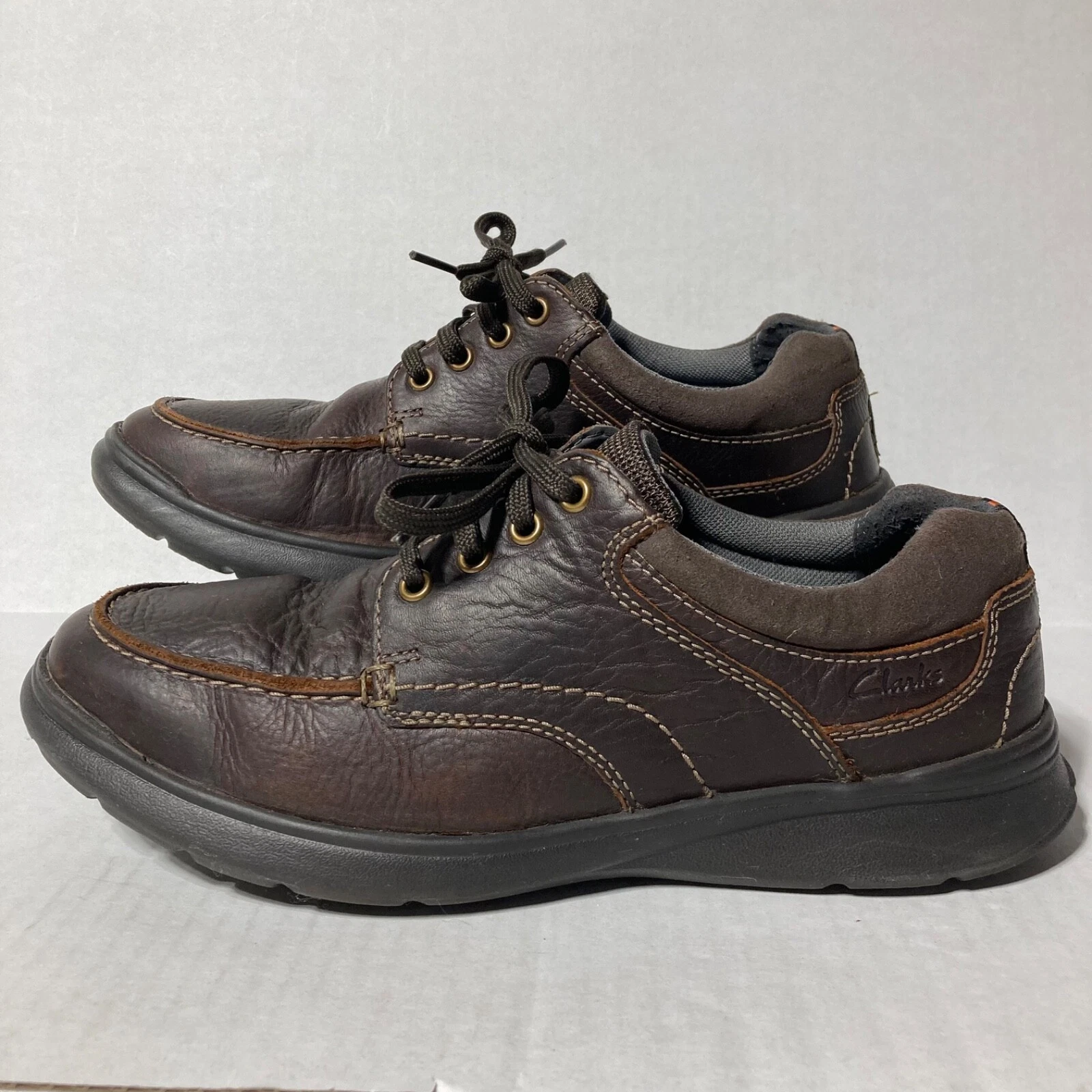 Scarpe stringate Oxford Clarks Cotrell Edge Ortholite in pelle ammortizzata taglia 8 5 W