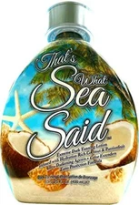 Sea Said Tanning Lotion For UV Skin Tanning Coconut Passion Fruit Hydrating 13oz