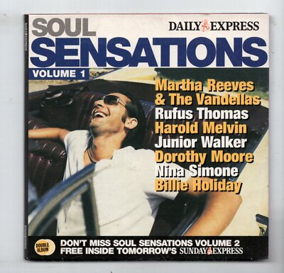 (KN296) Daily Express: Soul Sensations Vols 1 & 2, 30 tracks - 2005 double CD