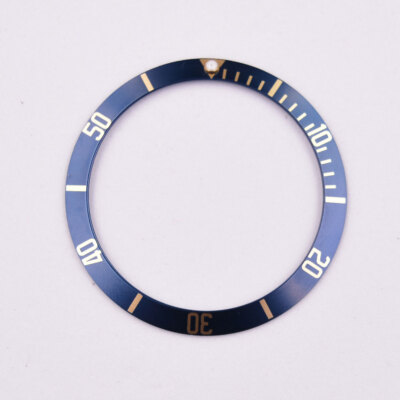 Blue 39.5mm Aluminium Watch Bezel Insert Fit for Automatic SUB/GMT Watch