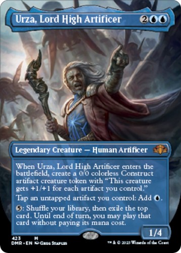 MTG Magic Final Fantasy Terra Branford Urza, Lord High Artificer Showcase |  eBay
