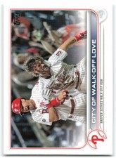 2022 Topps #321 City of Walk-Off Love CC, CL Philadelphia Phillies 2A