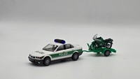 Bmw 325I Funkstreifenwagen+Bmw Rs 1100 *Polizei*(D) Herpa 042482 Ovp 1:87(H0)