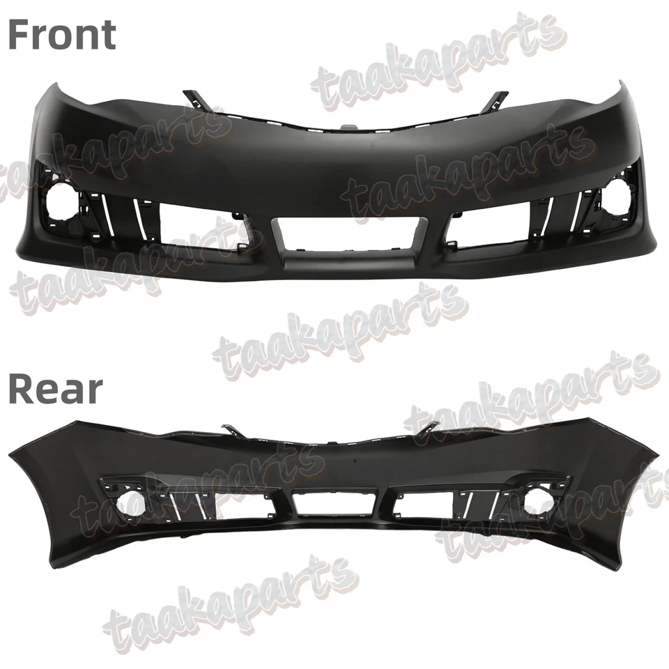 Front Bumper Cover  &Front Grille For Toyota Camry SE / SE Sport 2012 2013 2014 - Imagem 2 de 4