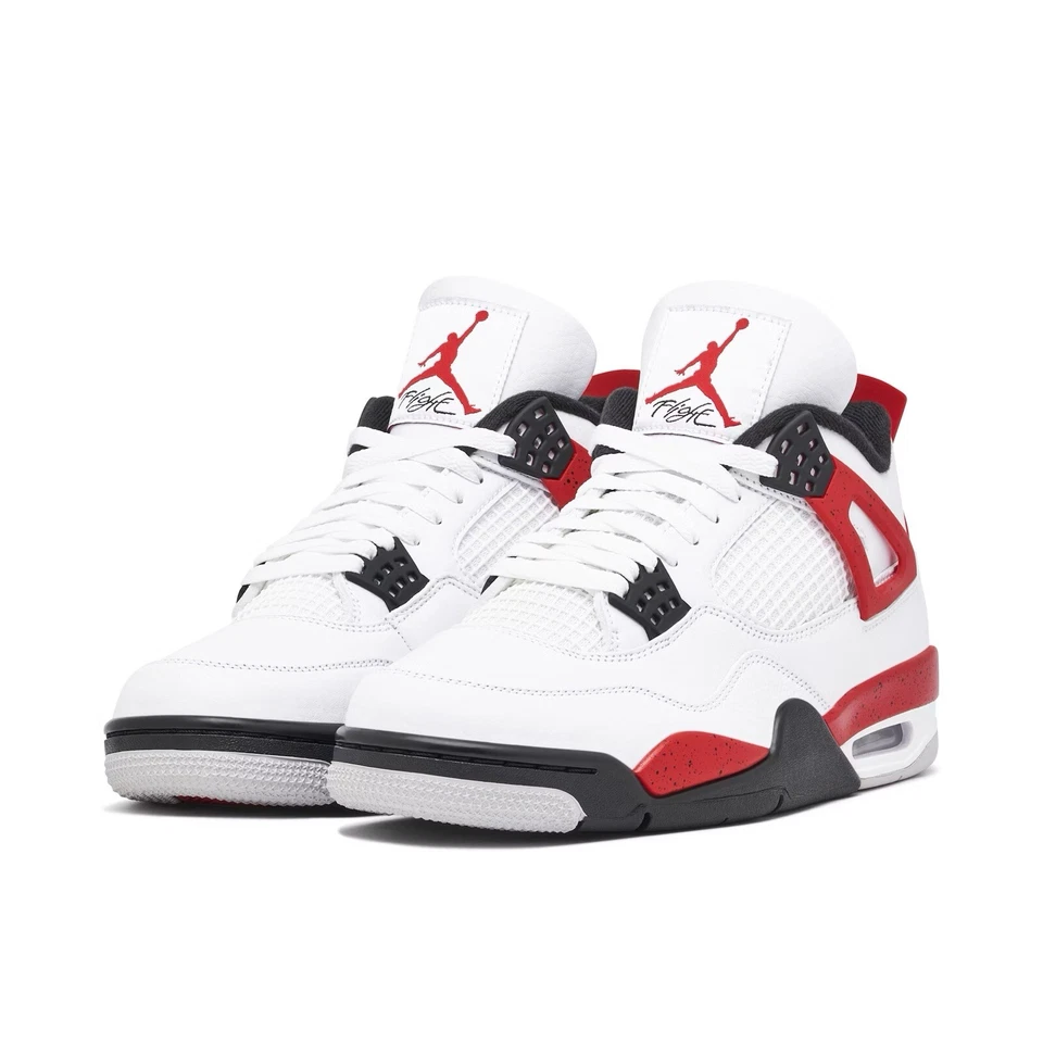 EU Größe 44,5 - Jordan 4 Retro "Red Cement" - NEU & OVP - Bild 2 von 4