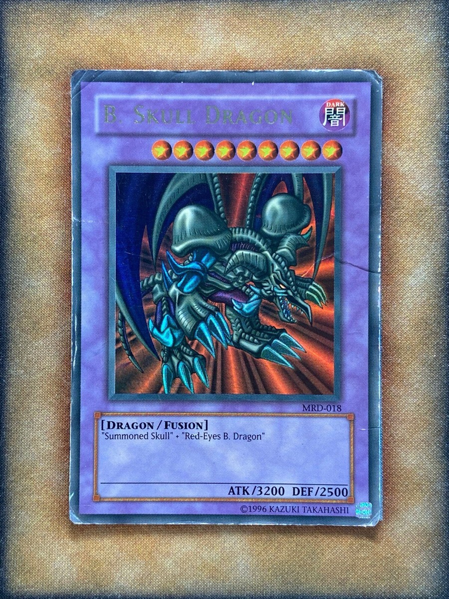 PSA9 遊戯王　旧アジア版　MRD-018 B. SKULL DRAGON Yugioh B. Skull Dragon MRD-018 Ultra Rare Original Print