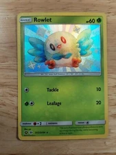 Rowlet SHINY SV2/SV94 Hidden Fates NM Holo Foil Rare Pokemon Card 