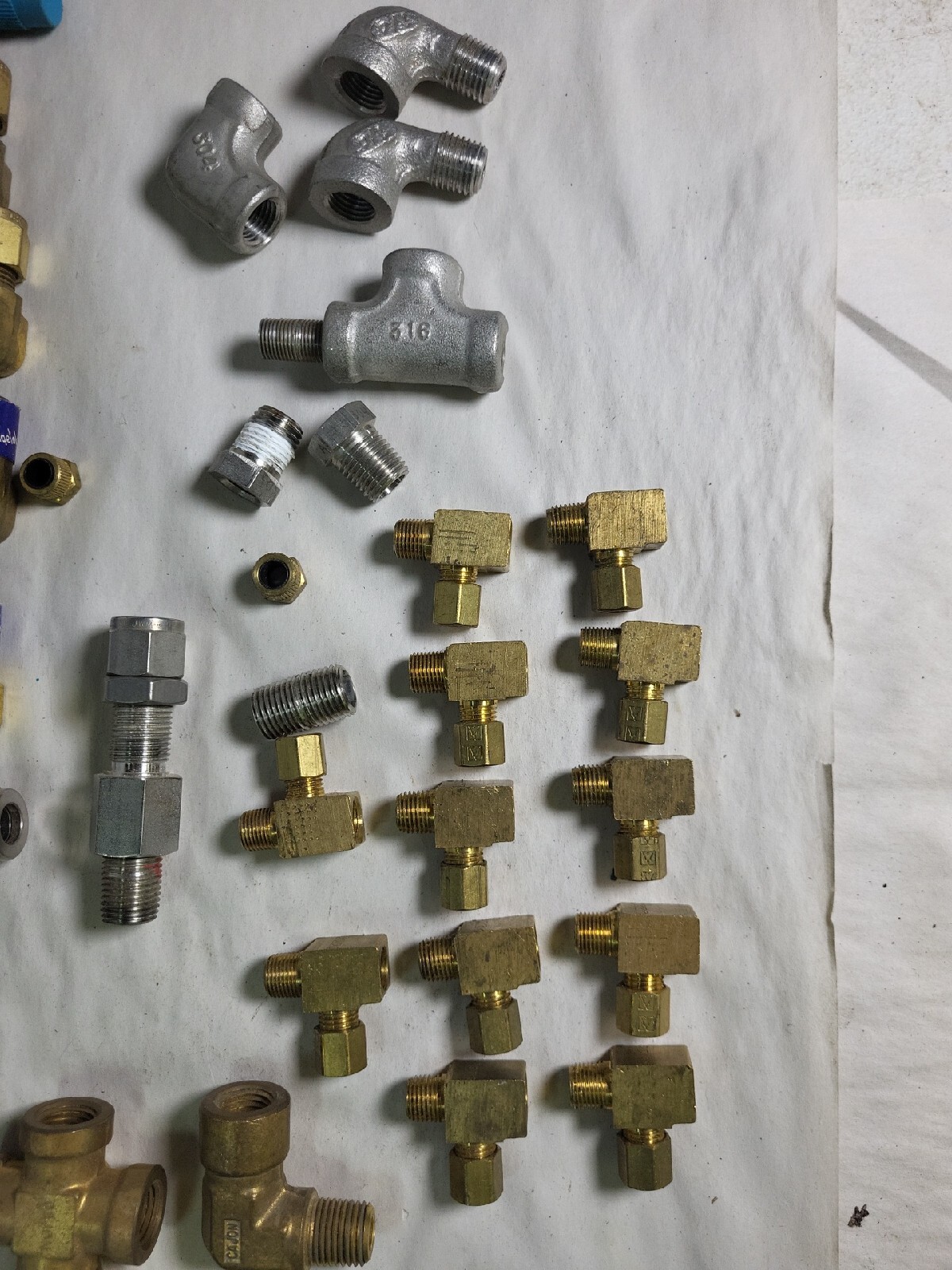 Lot of 87 + Brass Fittings Cajon, Swagelok, & other etc. eBay