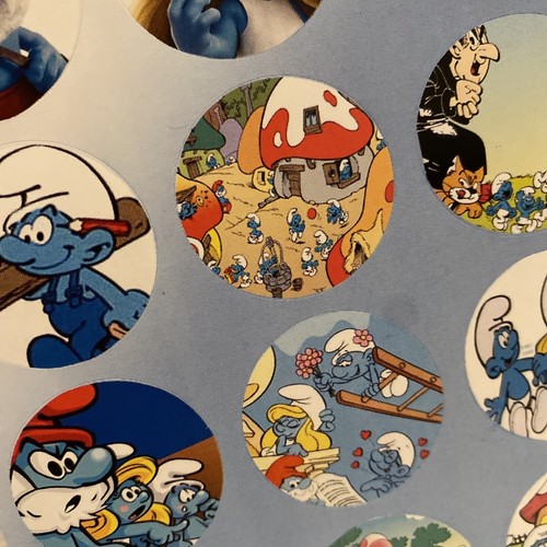 2 Blatt Aufkleber, The Smurfs, Neu - Bild 5 von 5