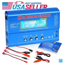 80W Fast Digital Balance Charger For iMAX B6 AC LCD RC LiPo LiFe NiCD Battery
