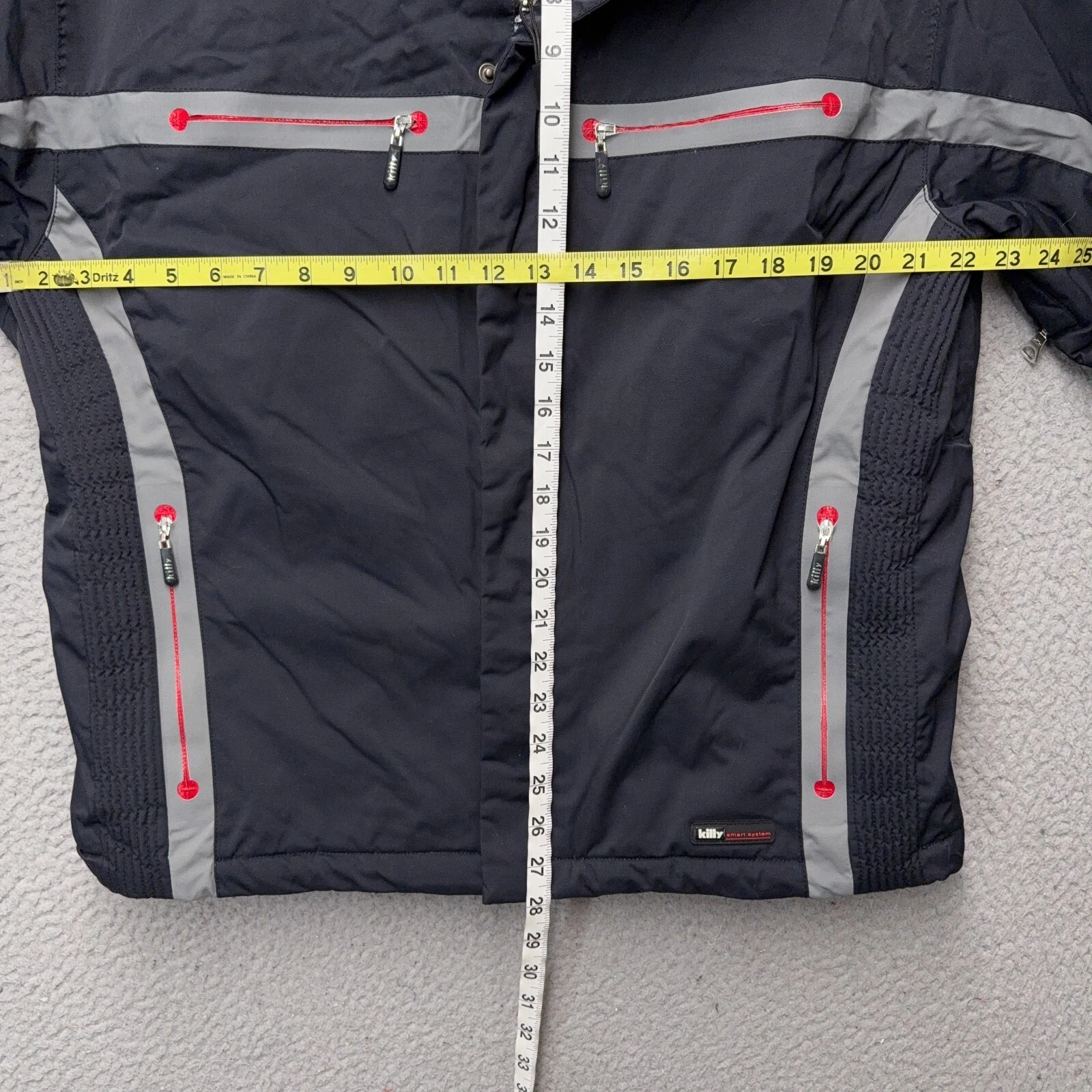 killy smart system full zip hood ski snowboard jacket