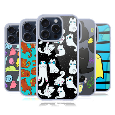 OFFIZIELLE GRACE ILLUSTRATION KATZEN SOFT GEL HANDYHÜLLE FÜR APPLE iPHONE HANDYS