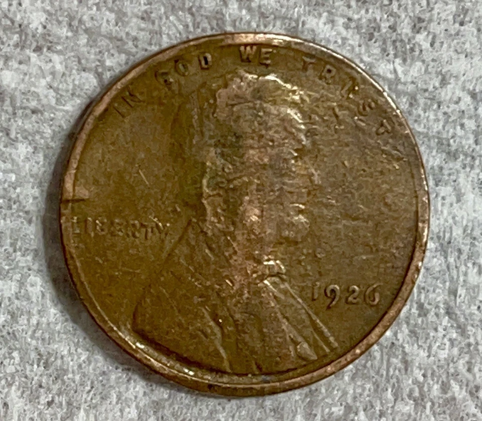 1926 Lincoln Memorial Cent — Struck Through Capped Die Mint Error Plus More - Image 2 of 3