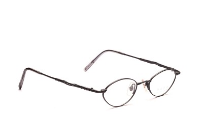 Bada Brille Fassung oval Brillengestell Schwarz klein  Japan in 46 - 19 mm B7