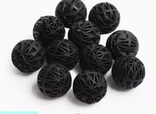 Aquarium Bio Balls Fish Tank Filters Black 25mm 30 Balls