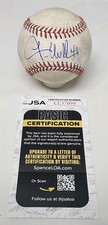 Lance McCullers Jr Signed Autographed Game Used Major League Baseball JSA COA B1