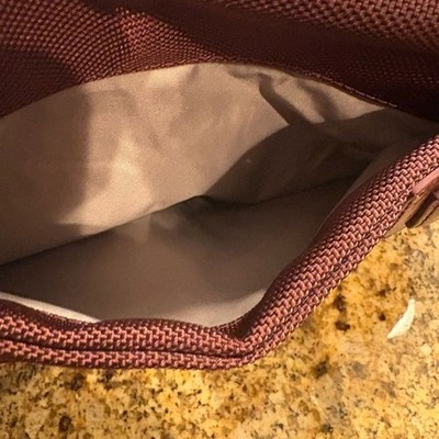 Tumi Georgetown Foxhall Maroon Leather Nylon Briefcase Bag Tote EUC Tumi Georgetown Foxhall Maroon Leather Nylon Briefcase Bag  main image 3