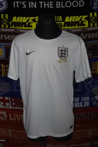 4/5 England adults XL 2013 150 years home football shirt jersey soccer
