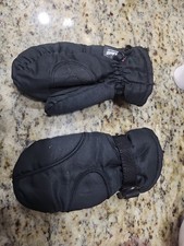 Thinsulate Kids Snow Ski Mittens Black size 4-7 years old