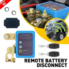Wireless Remote Car Battery Disconnect Relay Master Kill Cut-off Switch 12V