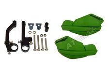 Powermadd Trail Star Handguards & Mount Kit Green Kawasaki KX 250F 450F