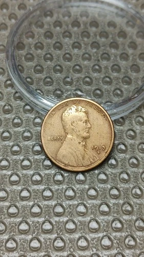 1913 S Lincoln Wheat Cent Penny F Fine Cleaned                              D092