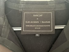 Ilse Jacobsen Hornbaek Hooded Raincoat Size 40