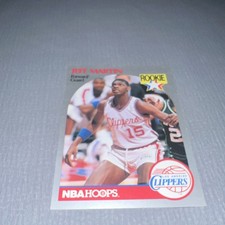 NBA Hoops 1990-91 Jeff Martin Los Angeles Clippers Rookie #148 Basketball Card. rookie card picture