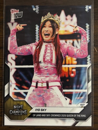 IYO SKY – IYO SKY - 2026 WWE Topps NOW® - Card 67 - PR: 1659