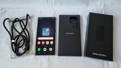 Samsung Galaxy S23 Ultra S918B/DS 256GB 8GB RAM Smartphone Handy Phantom Black