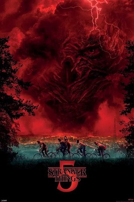 STRANGER THINGS SEASON 5 VECNA SKY 24x36 POSTER NETLIX UPSIDE DOWN WORLD GIFT!!!