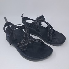Chaco ZX/1 Ecotread Youth Girls Size 4 Water Hiking Sport Sandals Black Speckled