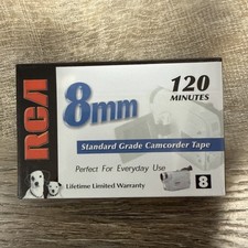 1 RCA 120 Minute Standard Grade Camcorder 8mm Video Tape - New Sealed