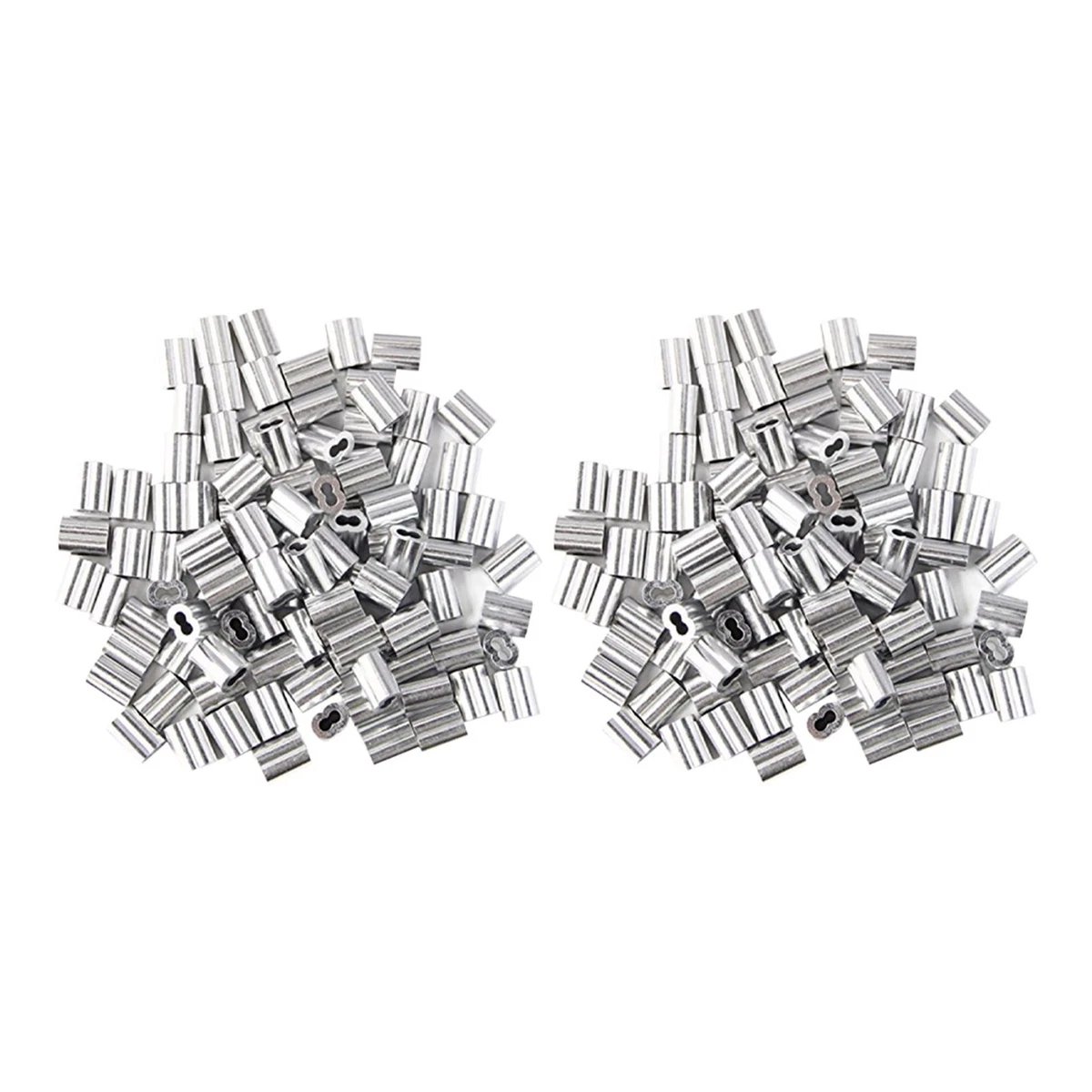 240X Aluminum Crimping Loop Sleeve for 2mm Diameter Wire Rope and Cable I9Q2
