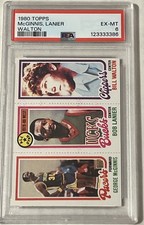 1980-81 Topps - Bill Walton, Bob Lanier, George McGinnis #222-10-121 PSA EX-MT 6